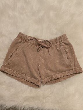 PINK Victoria's Secret Taupe Terry Lounge Shorts